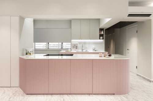 Modern Kitchen at Luxe Au Pastel
