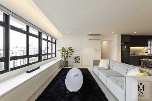 Minimalist Living Room at Dover Minimalist