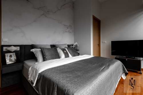 Contemporary Bedroom at Tre Residence