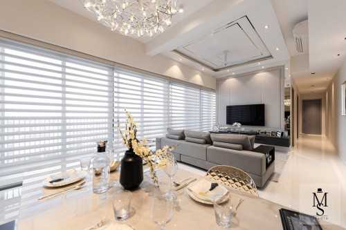 Contemporary Living Room at Tre Residence