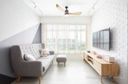 Scandinavian Living Room at Bukit Batok | West Terra