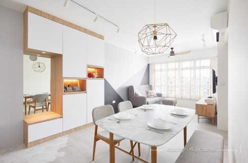 Scandinavian Dining Room at Bukit Batok | West Terra