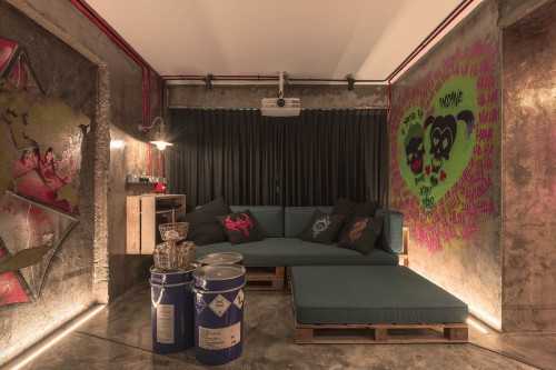 Eclectic Living Room at BTO Apartment at Canberra Street (Unusual Theme - Resident Evil)