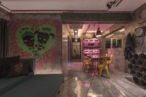 Eclectic Dining Room at BTO Apartment at Canberra Street (Unusual Theme - Resident Evil)