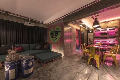 Eclectic Living Room at BTO Apartment at Canberra Street (Unusual Theme - Resident Evil)