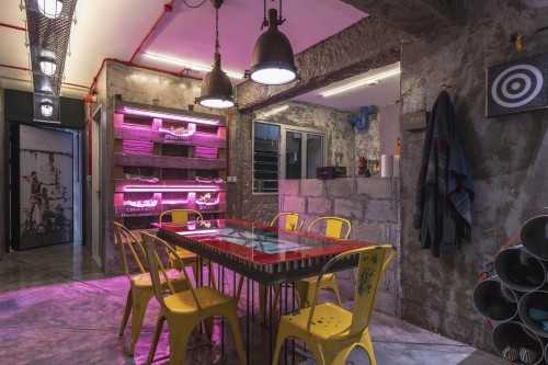 Eclectic Dining Room at BTO Apartment at Canberra Street (Unusual Theme - Resident Evil)