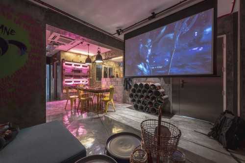 Eclectic Home Theatre at BTO Apartment at Canberra Street (Unusual Theme - Resident Evil)