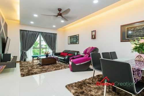 Contemporary Living Room at WhiteWaters