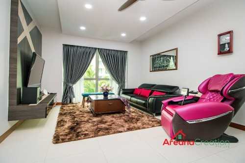 Contemporary Living Room at WhiteWaters