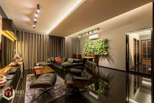 Contemporary Living Room at Yishun Ave 1