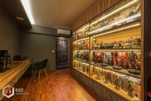 Contemporary Home Office at Yishun Ave 1