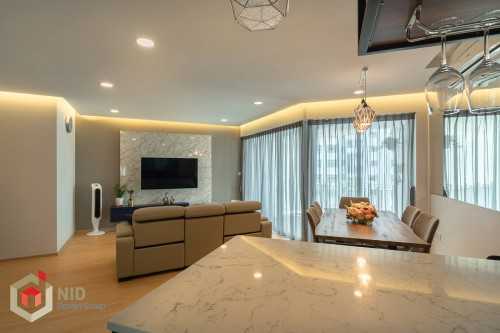 Minimalist Living Room at 588D ang mo kio st 52