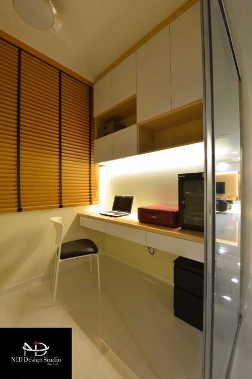 Modern Home Office at Ecopolitan condo