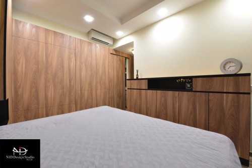 Modern Bedroom at Ecopolitan condo