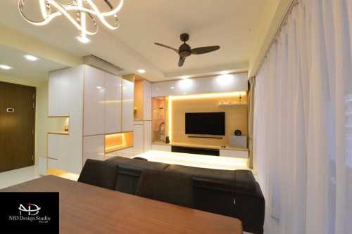 Modern Living Room at Ecopolitan condo