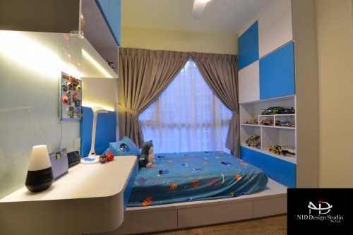 Modern Kids Room at Ecopolitan condo