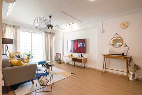 Scandinavian Living Room at 49 Telok Blangah