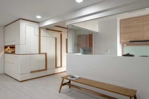 Scandinavian Living Room at Bedok BTO Flat