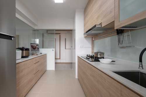 Scandinavian Kitchen at Bedok BTO Flat