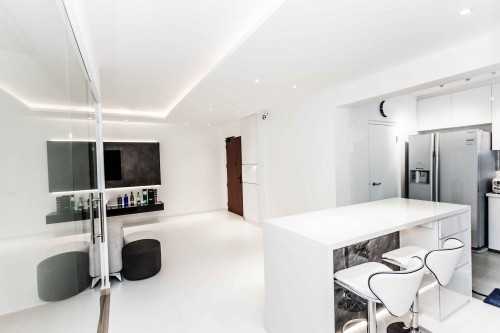 Modern Living Room at 818C Keat Hong Link