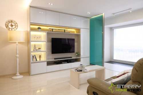 Scandinavian Living Room at 5 Kovan Road