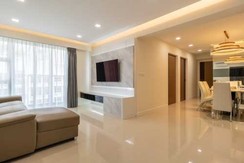 Modern Living Room at 322B sumang walk (3gen)