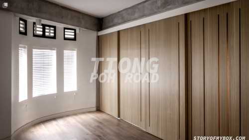Minimalist Living Room at 74 Tiong Poh Road