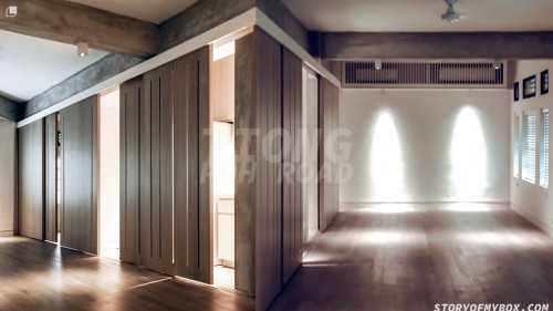 Minimalist Living Room at 74 Tiong Poh Road