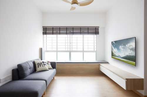 Minimalist Living Room at Ang Mo Kio | 310 Ang Mo Kio
