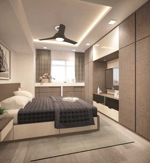 Minimalist Bedroom at 30 Cassia Crescent