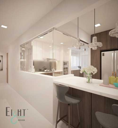Minimalist Kitchen at 30 Cassia Crescent