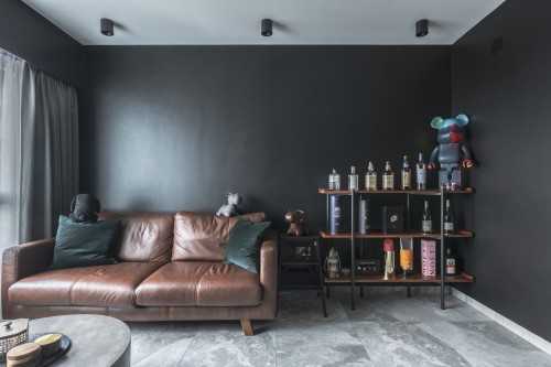 Contemporary Living Room at Project L & C