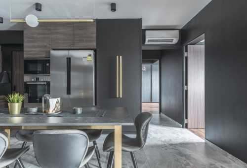 Contemporary Dining Room at Project L & C