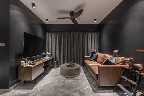 Contemporary Living Room at Project L & C