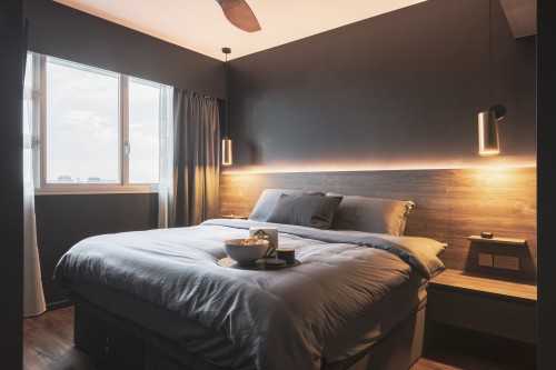 Contemporary Bedroom at Project L & C