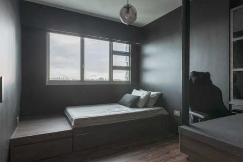 Contemporary Bedroom at Project L & C