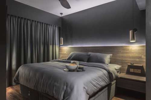 Contemporary Bedroom at Project L & C