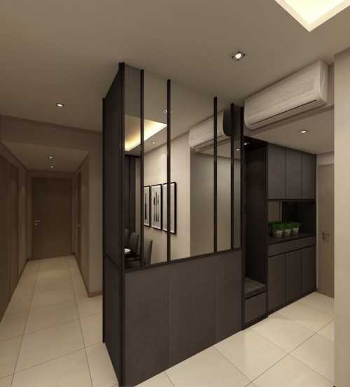 Modern Entryway at Sea Horizon