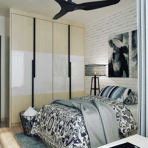 Contemporary Bedroom at Palm Gardens
