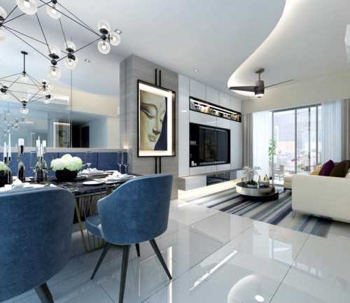 Contemporary at Rivertrees Residences
