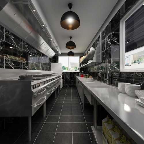 Industrial Kitchen at Puggol container park
