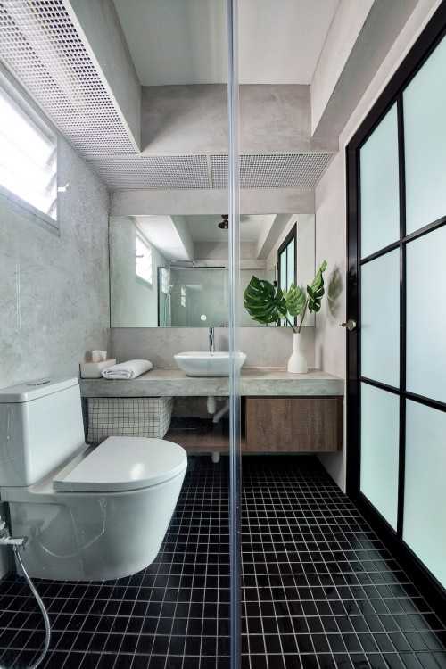Industrial Bathroom at Anchorvale Crescent
