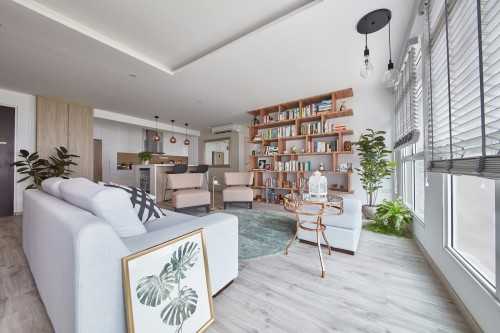 Scandinavian Living Room at Edgedale Plains