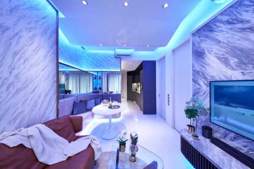 Modern Living Room at Duo Residences