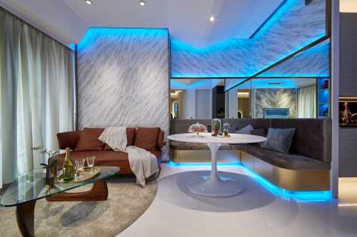 Modern Dining Room at Duo Residences
