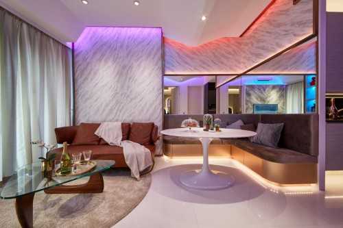 Modern Living Room at Duo Residences