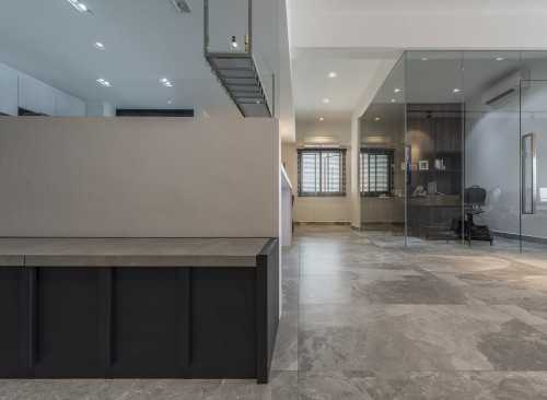 Contemporary Entryway at H & M Apt