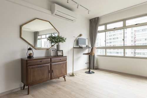 Scandinavian Living Room at J & M Apt