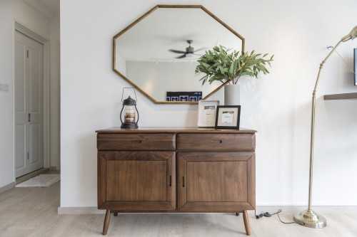 Scandinavian Living Room at J & M Apt