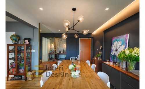 Eclectic Dining Room at Punggol